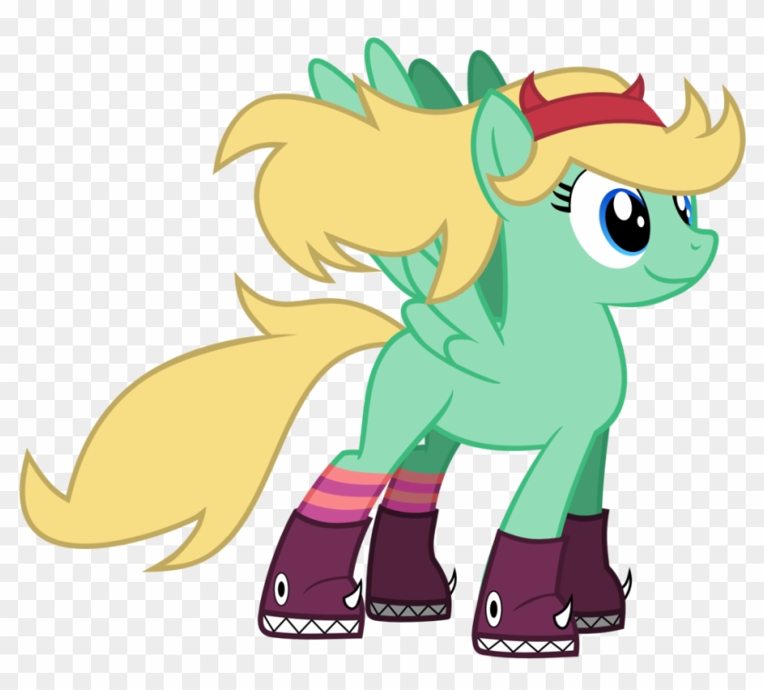 Tizerfiction, Clothes, Pegasus, Ponified, Pony, Safe, - Star Butterfly As A Pony #521404