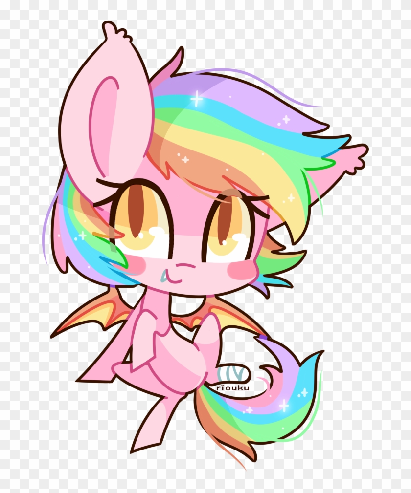 Riouku, Bat Pony, Chibi, Cute, Cute Little Fangs, Fangs, - Cute Chibbi Bats #521443