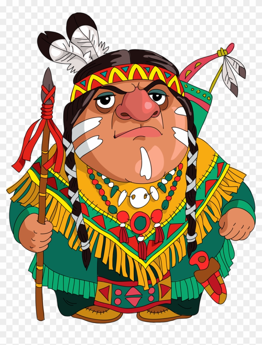 Pessoas Do Mundo E O Mundo - Indian Tribe Cartoon #521551