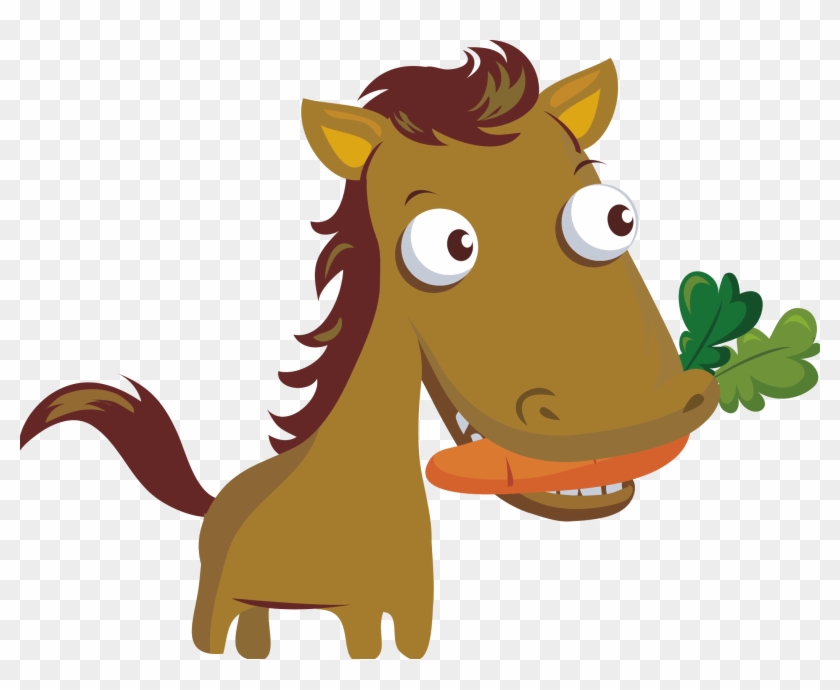 Mini Horse - Cartoon #521596