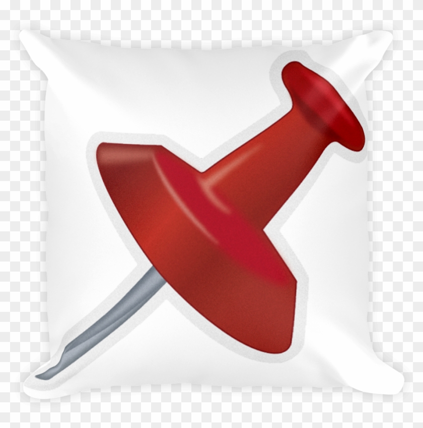 Emoji Pillow - Pushpin - Png Emoji Libro Y Lapiz #521654