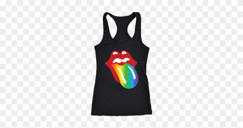Rainbow Lips And Tongue Tasty T-shirt Lgbt - Rainbow Tongue T-shirt - Free Uk Delivery #521676