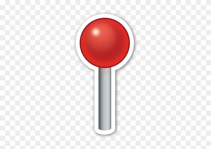Round Pushpin - Emoji Chincheta Png #521682