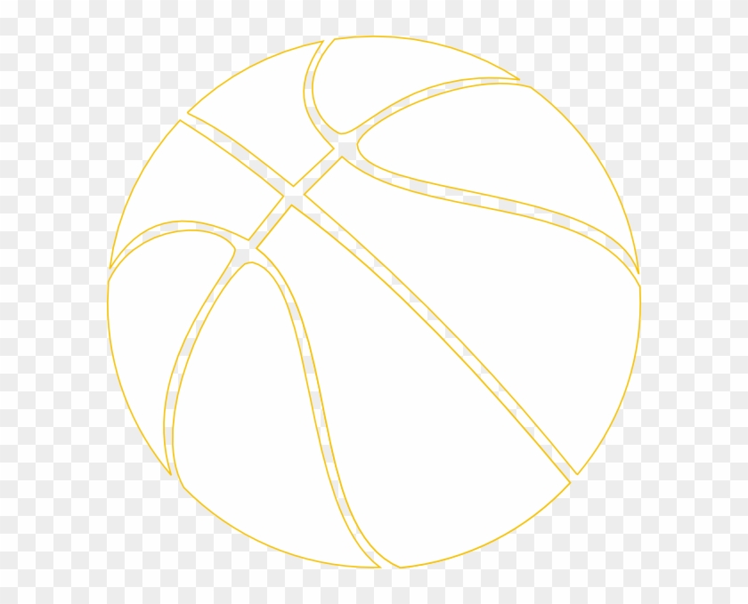 Basketball Outline Clip Art - Triple Crown Basketball #521689
