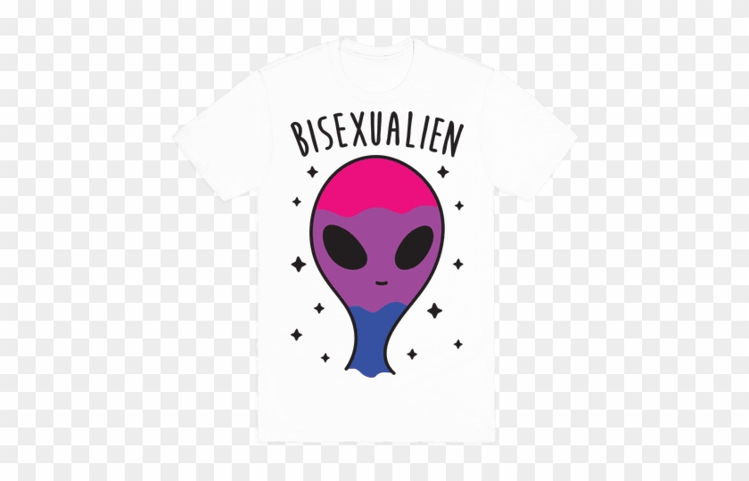 Show Off Your Bisexual Pride With This Alien Pun Design - Pansexual Alien #521714