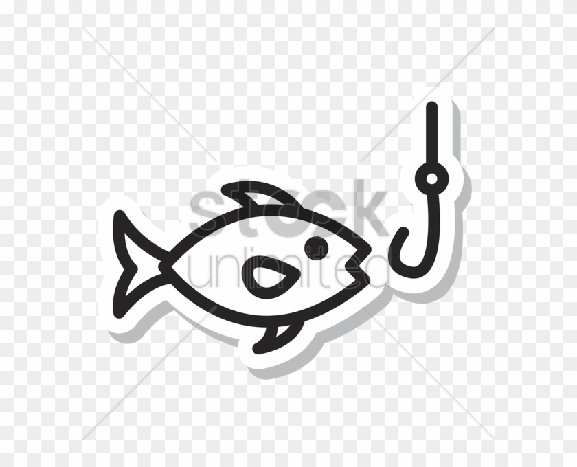 Fish And Hook Stock Vector - Narrative Essay Hooks #521725