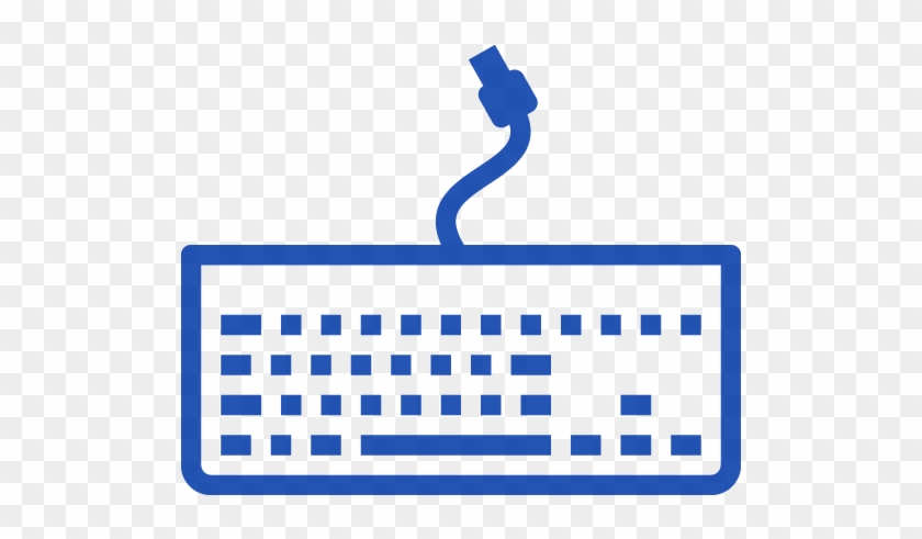 Royal Azure Blue Keyboard 4 Icon - Portable Network Graphics #521825