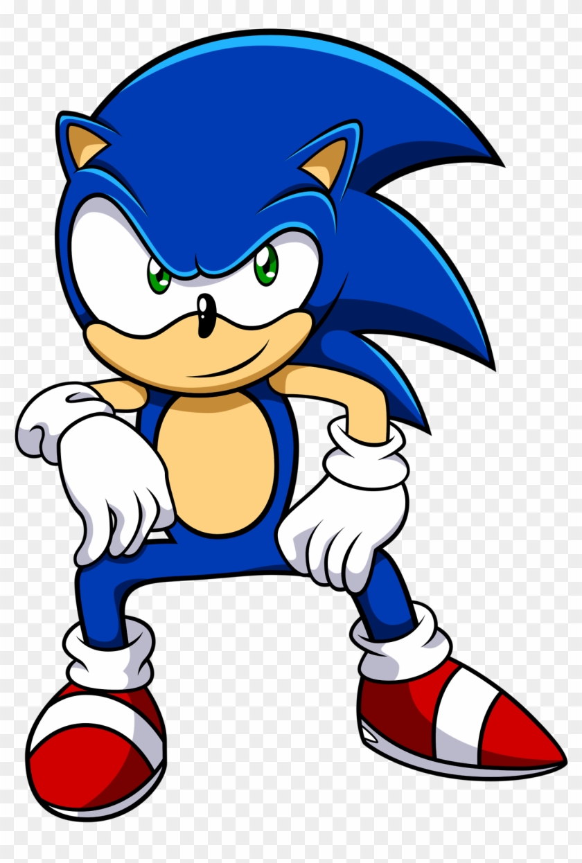 Mrmaclicious Sfw Vector Art Redraw Sonic The Hedgehog - Cartoon #521992