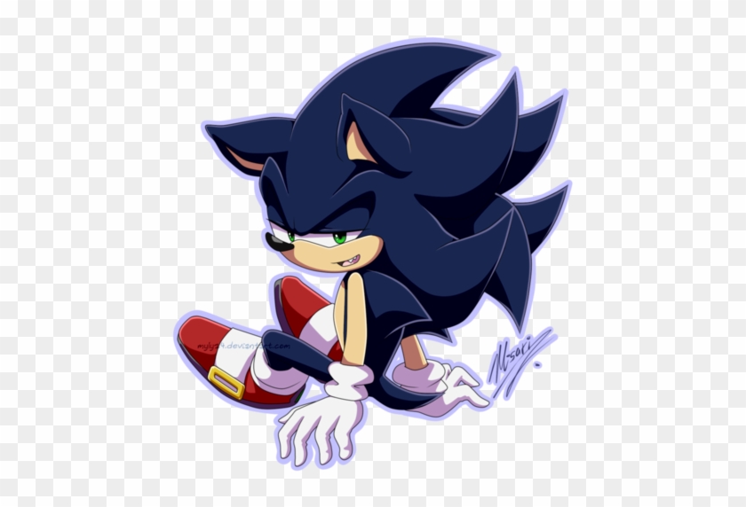 Sonic The Hedgehog Wallpaper Entitled Dark Sonic - Dark Sonic The Hedgehog.