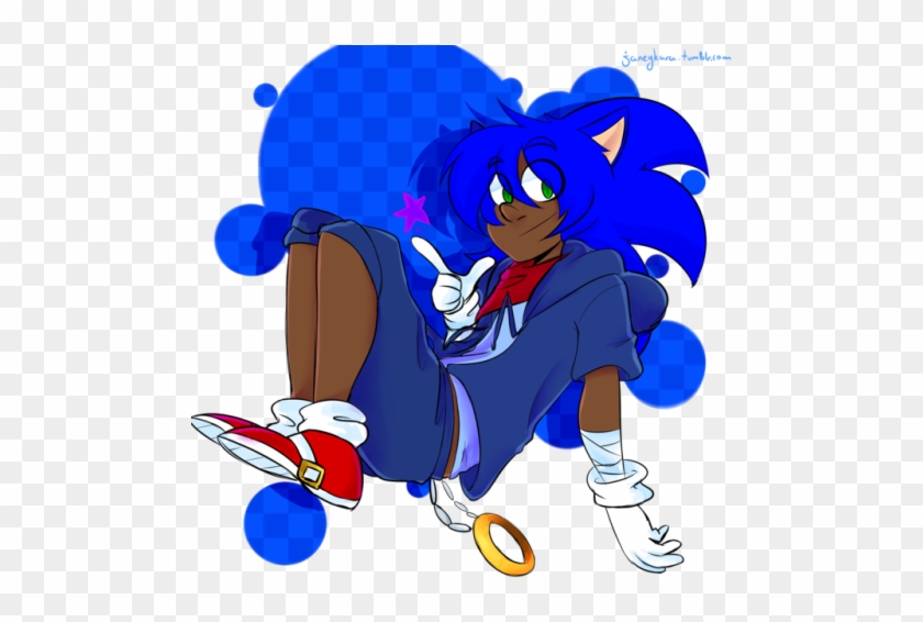 Finally Drew My Human Sonic Design Bc Im Tired And - Cartoon #522014
