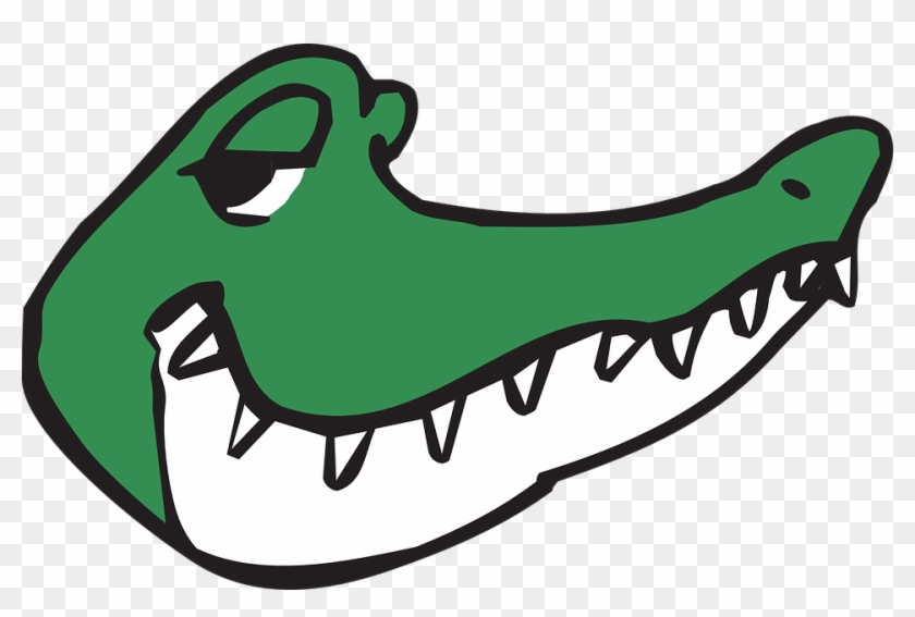 Alligator Clip Art 8, - Gambar Kepala Buaya Animasi #522022