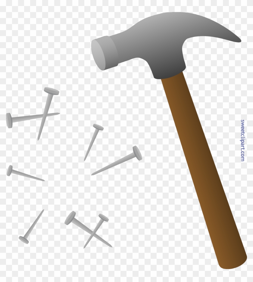 Claw Hammer Clipart, Clip Art Hammer, Clip Art Hammer - Hammer And Nails Clipart #522032