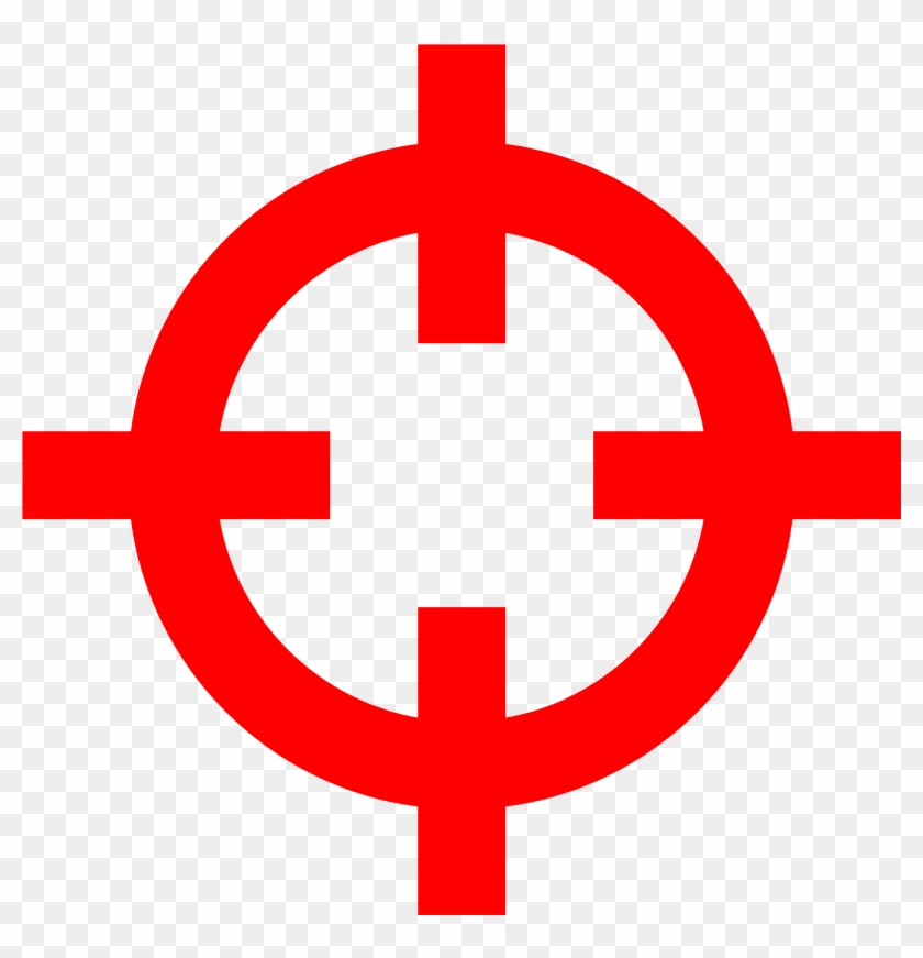 Crosshairs Clip Art - Target Icon #522035