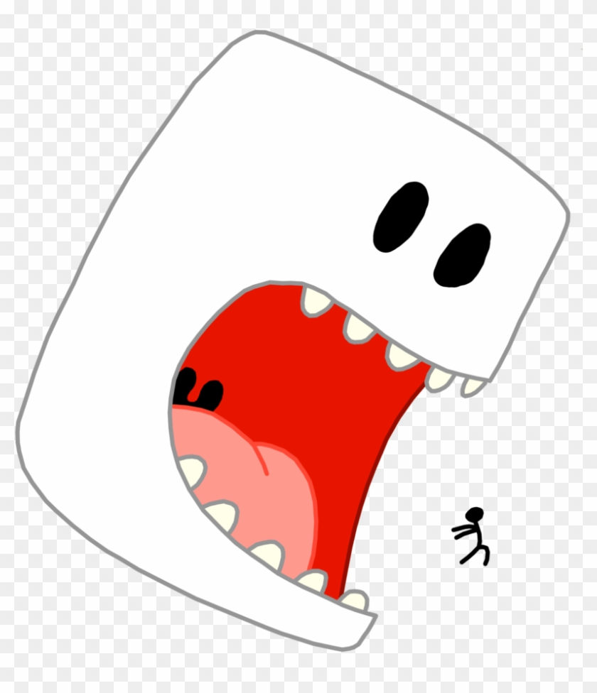 Man Eating Marshmallow By Smeagol125 Man Eating Marshmallow - Cartoon #522044