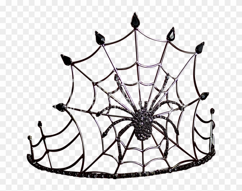 Gothic Queen Spider Crown - Dark Princess Crown Png #522068