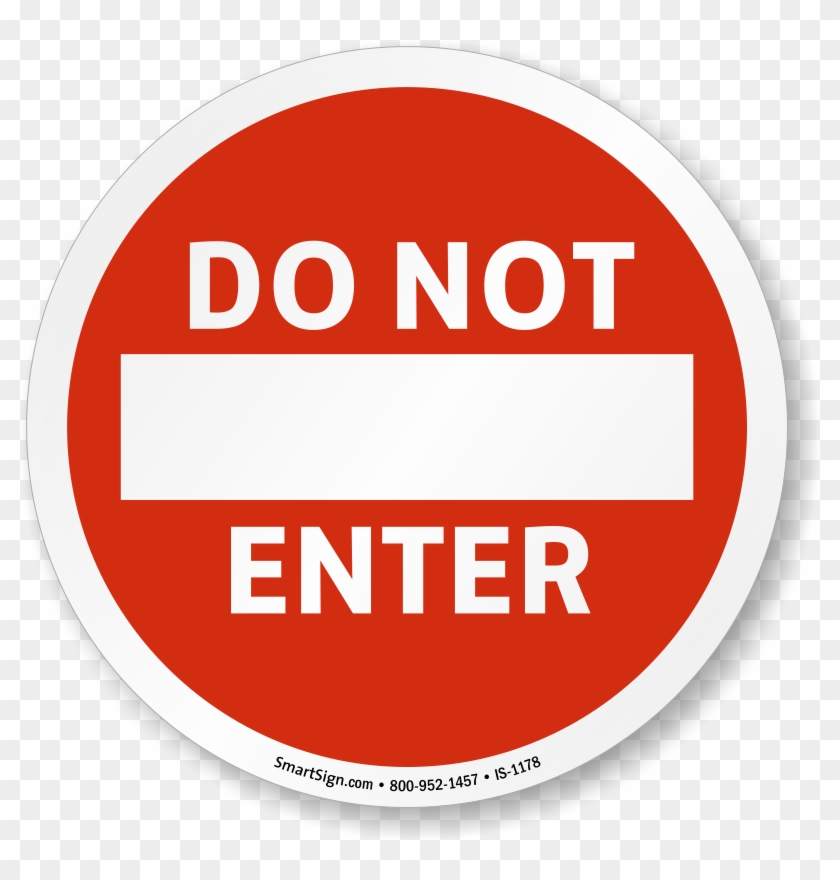 Do Not Enter Iso Sign - Do Not Enter Road Sign #522274