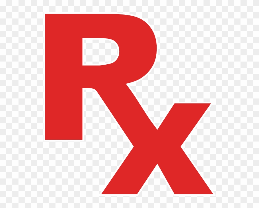 This Free Clip Arts Design Of Rx Logo - Rx Logo In Red #522411