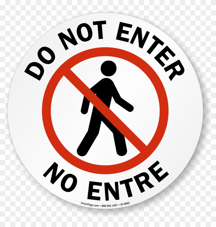 Black And White Do Not Enter Sign Download - Not Enter Sign Printable #522422