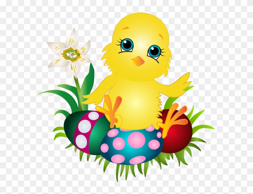 Easter Clipart Chicken - Easter Chicken Clipart #522497