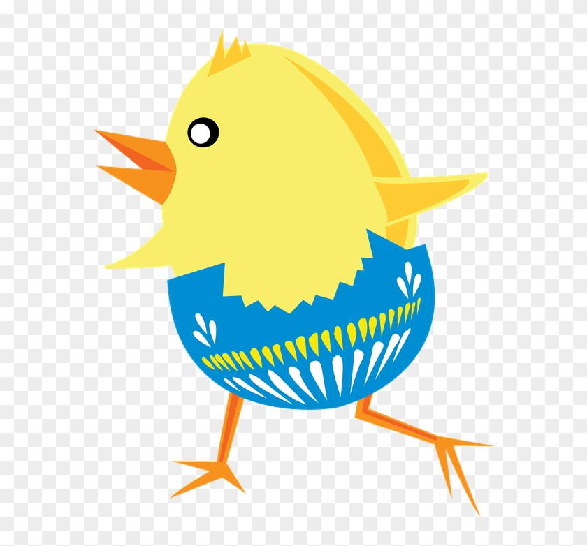 Baby Chicken Cartoon 12, Buy Clip Art - Easter Egg Clip Art #522501