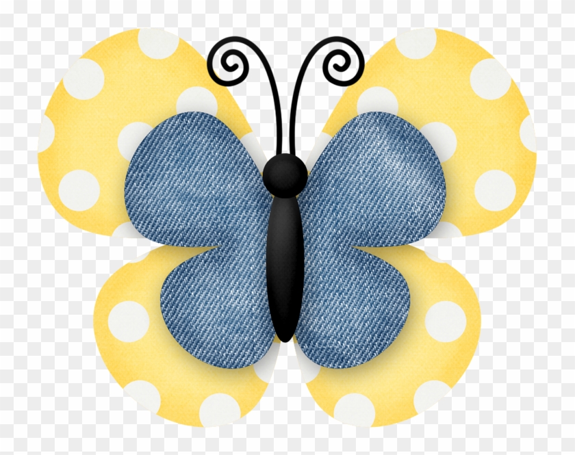 Jss Denimanddaisies Butterfly 6 - Portable Network Graphics #522646