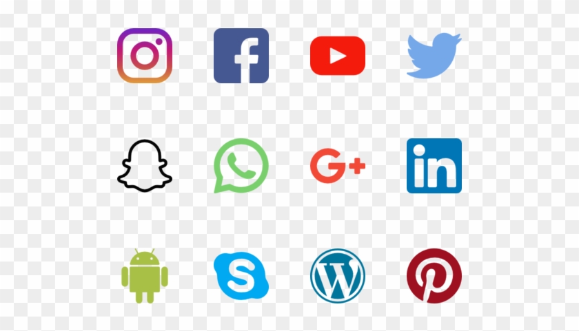 The Power Of Social Media - New Social Media Icons Png #522665