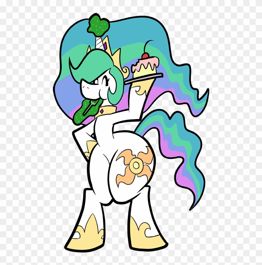 Pembroke, Bipedal, Bottom Heavy, Cake, Cakelestia, - Cartoon #522690