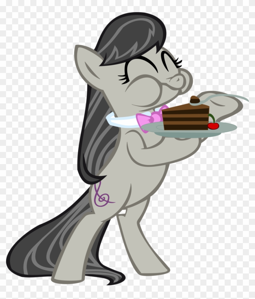 Grinning-alex, Bipedal, Cake, Cherry, Eating, Happy, - Octavia Pony #522705