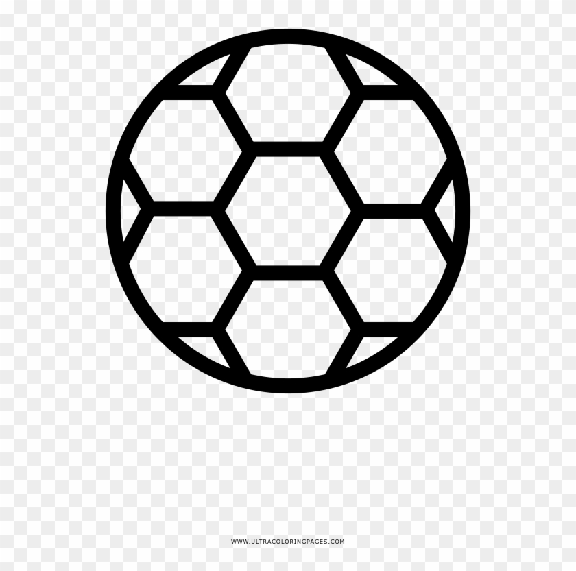 Soccer Coloring Page - Football Outline #522727