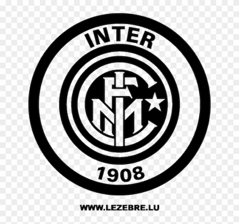 Inter Milan Logo Soccer Coloring Pages - Inter Milan Logo Black And White #522749