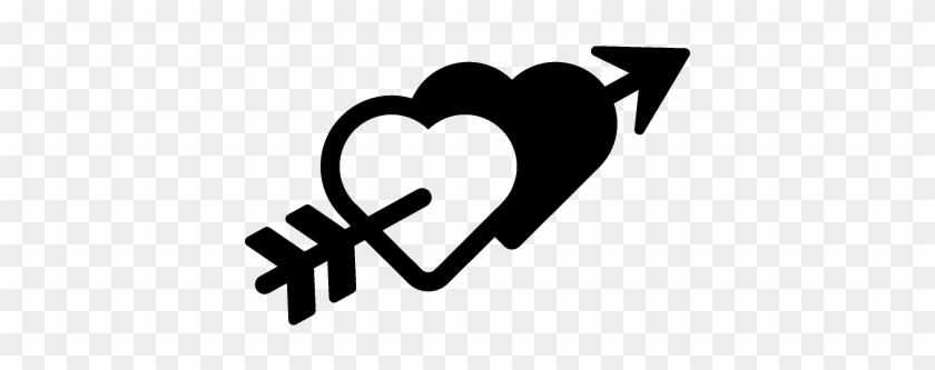 Hearts And Arrow Vector - Heart #522753