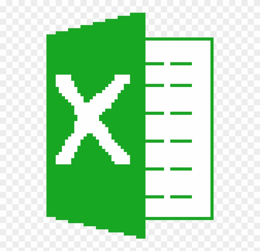 Excel Logo - Pixel Art #522846