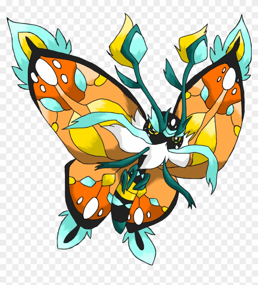 Monarch Butterfly Legendary By Toldentops - Butterfly Fakemon #522860