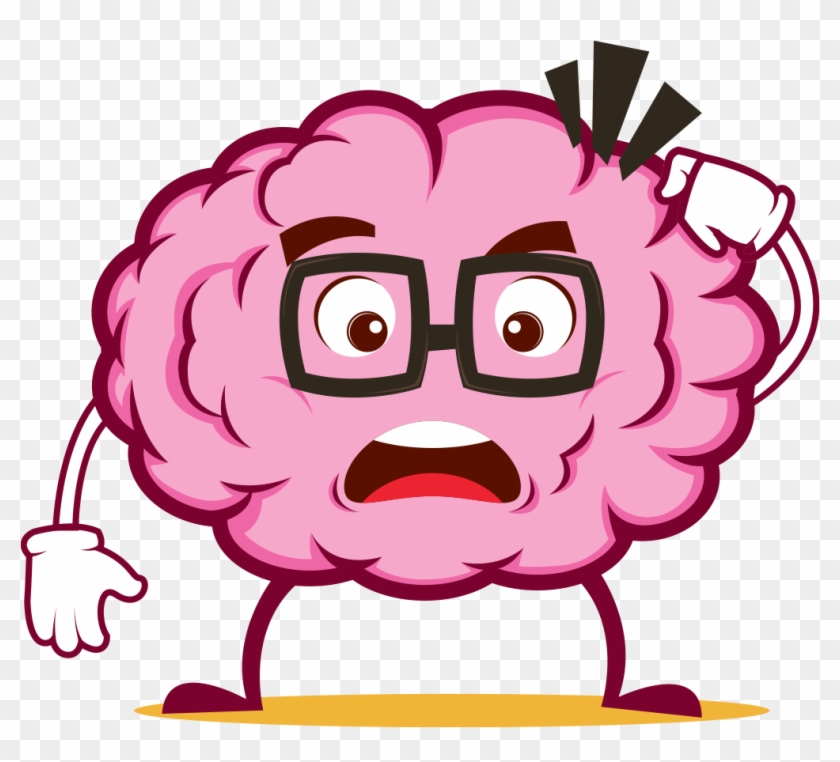 Brain Emoji Stickers Messages Sticker-0 - Brain Confused #523133