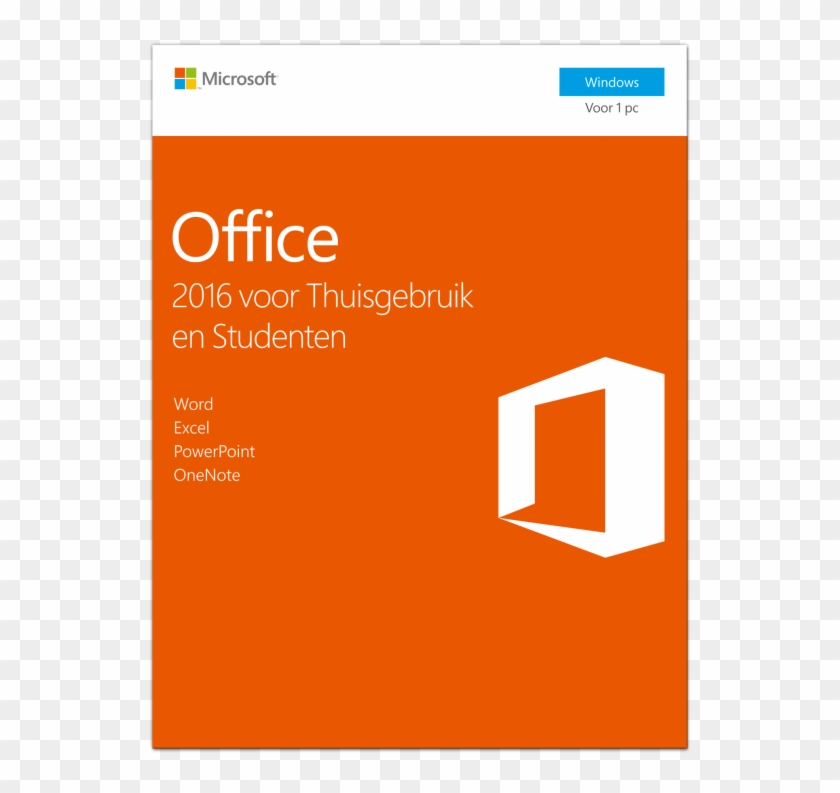 Microsoft Office 2016 Thuisgebruik & Student 1pc Windows - Office Home And Student 2016 #523160