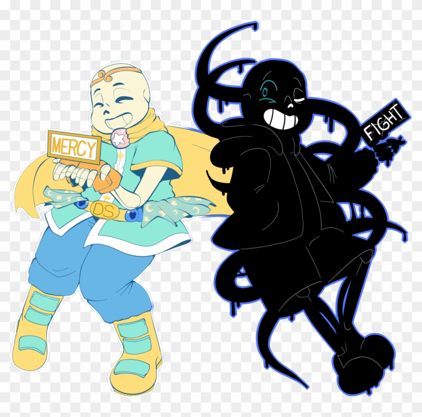 Woo I Did It Dream Sans And Nightmare Sans Free Transparent