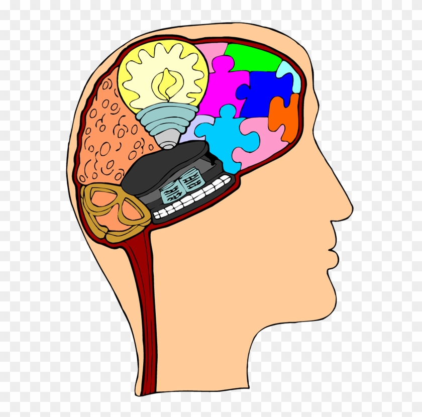 Human Brain Cartoon Clip Art - Human Brain Cartoon Clip Art #523402