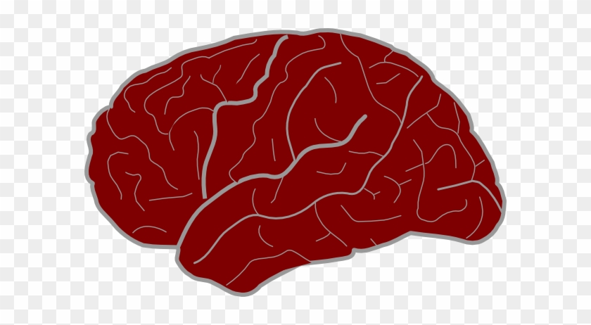 Red Brain Clip Art At Clker - Illustration #523417