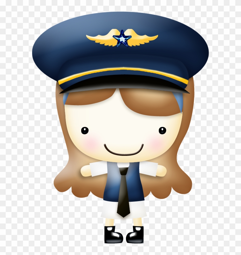 Album - Female Pilot Clip Art #523574