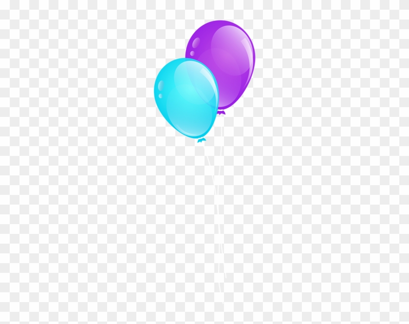 Blue And Purple Balloons Clip Art Image - Blue And Purple Balloons #523684