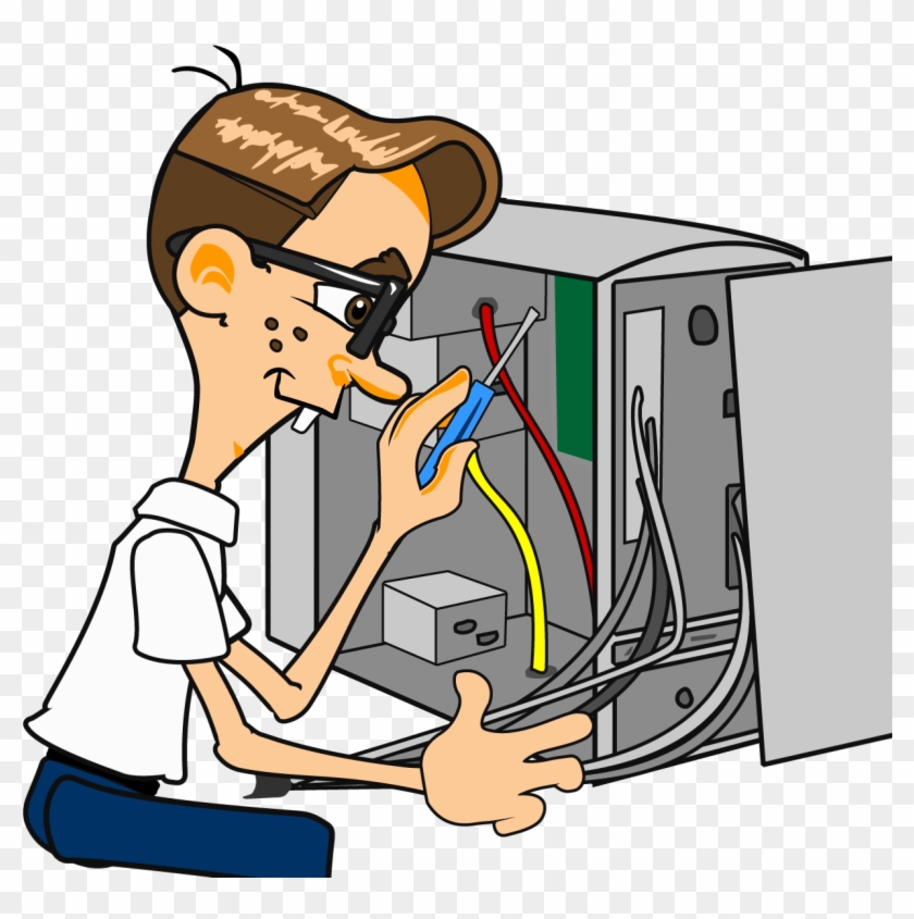 My Computer Is Slow Telenet - Computer Hardware Cartoon Png #523724