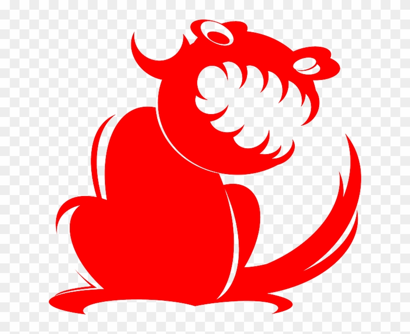 Creature, Evil, Fun, Scary, Squirrel, Red - Tupai Vector #523835