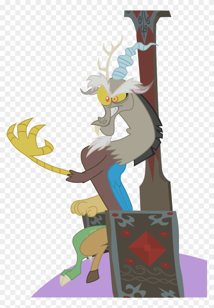Evil King Clipart - Discord On A Throne #523895