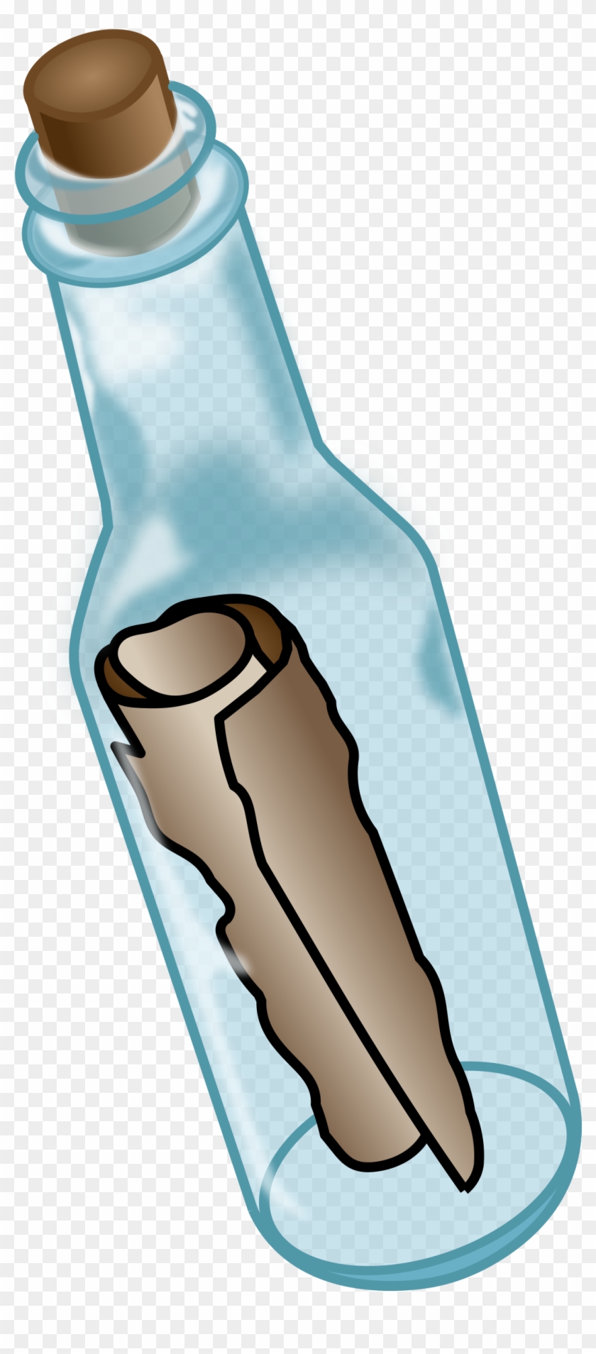 Big Image - Message In A Bottle Clipart #523908