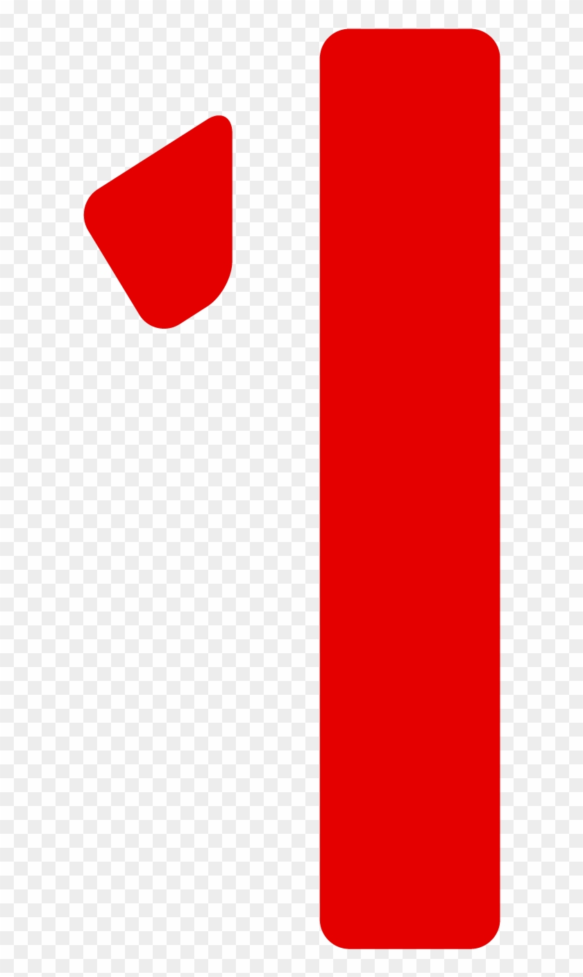 Img Number - 1 Number Red Png #524006