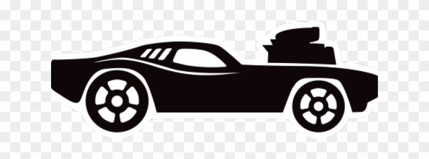 Hot Wheels Clipart Black And White - Hot Wheels Black And White #524029
