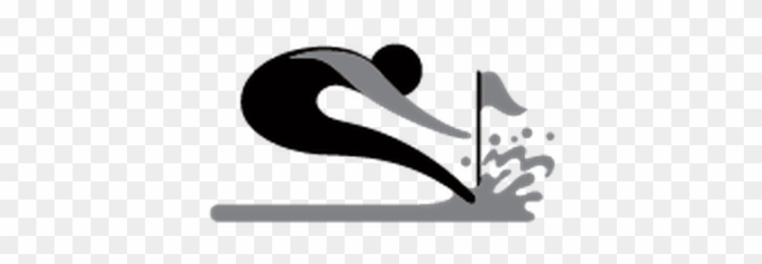 Slalom Skiing - Graphic Design #524041