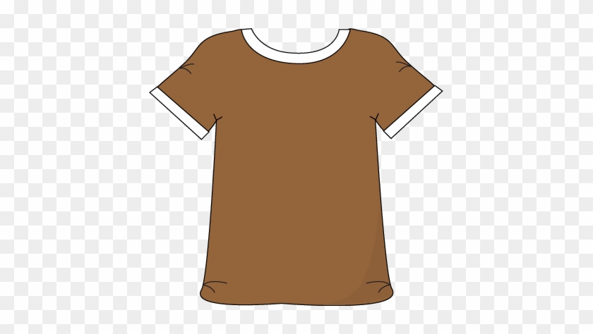 Brown Clipart Tshirt - Clipart Clothes #524202