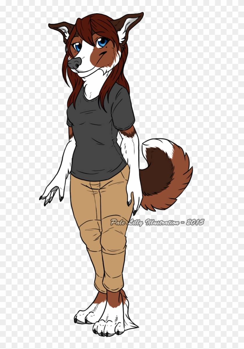 Arya The Australian Shepherd By Pale-thylacine - Anthro Deer Booty #524238