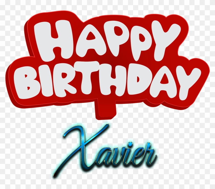 Xavier Happy Birthday Name Logo - Happy Birthday Kajal Name #524242